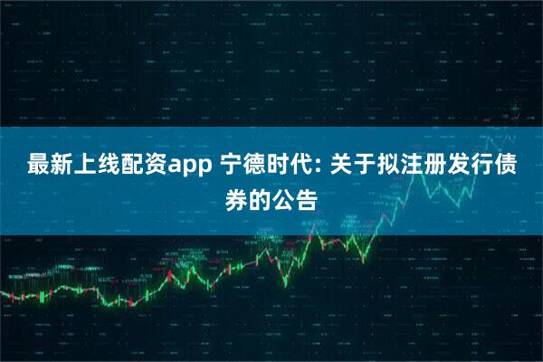 最新上线配资app 宁德时代: 关于拟注册发行债券的公告
